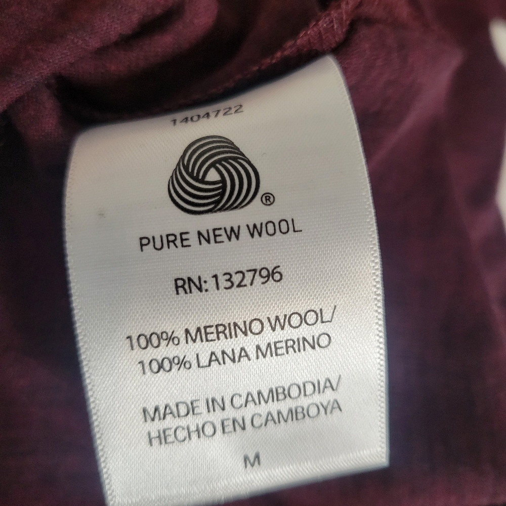 SEG’MENTS LADIES MERINO WOOL LONG SLEEVE BASE LAYER TOP - Picture 10 of 10
